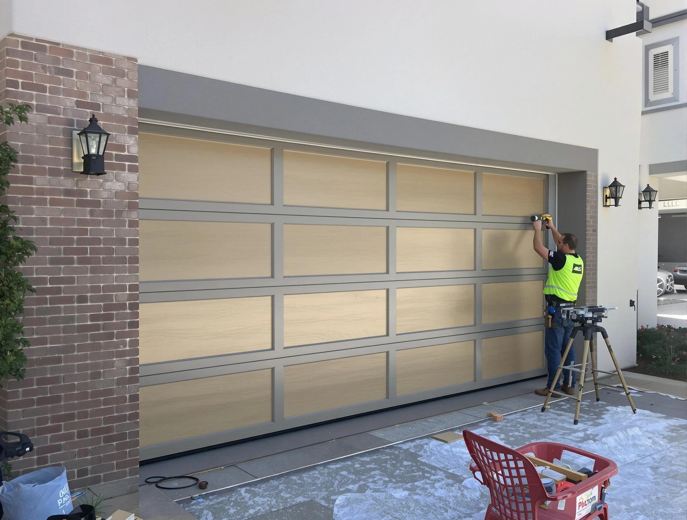 Garage door replacement service by Fredericksburg Garage Door Repair in Fredericksburg