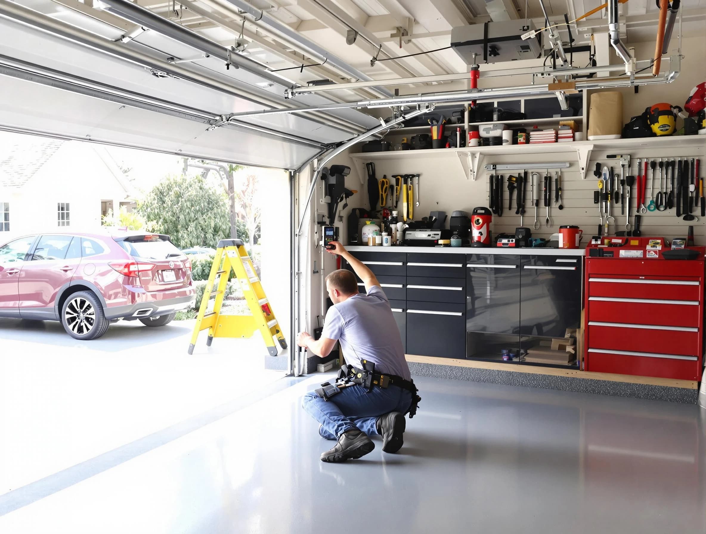 Local garage door repair service by Fredericksburg Garage Door Repair in Fredericksburg