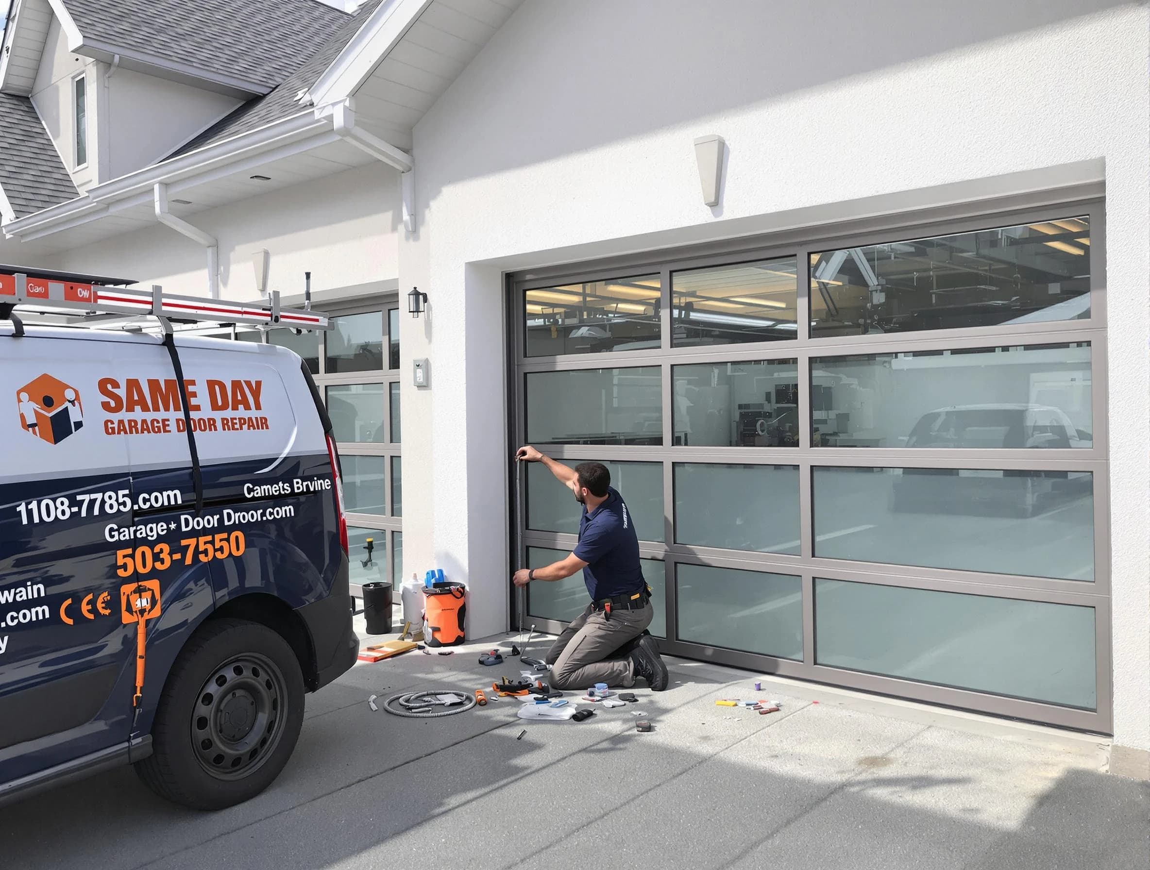 Same-day garage door repair service by Fredericksburg Garage Door Repair in Fredericksburg