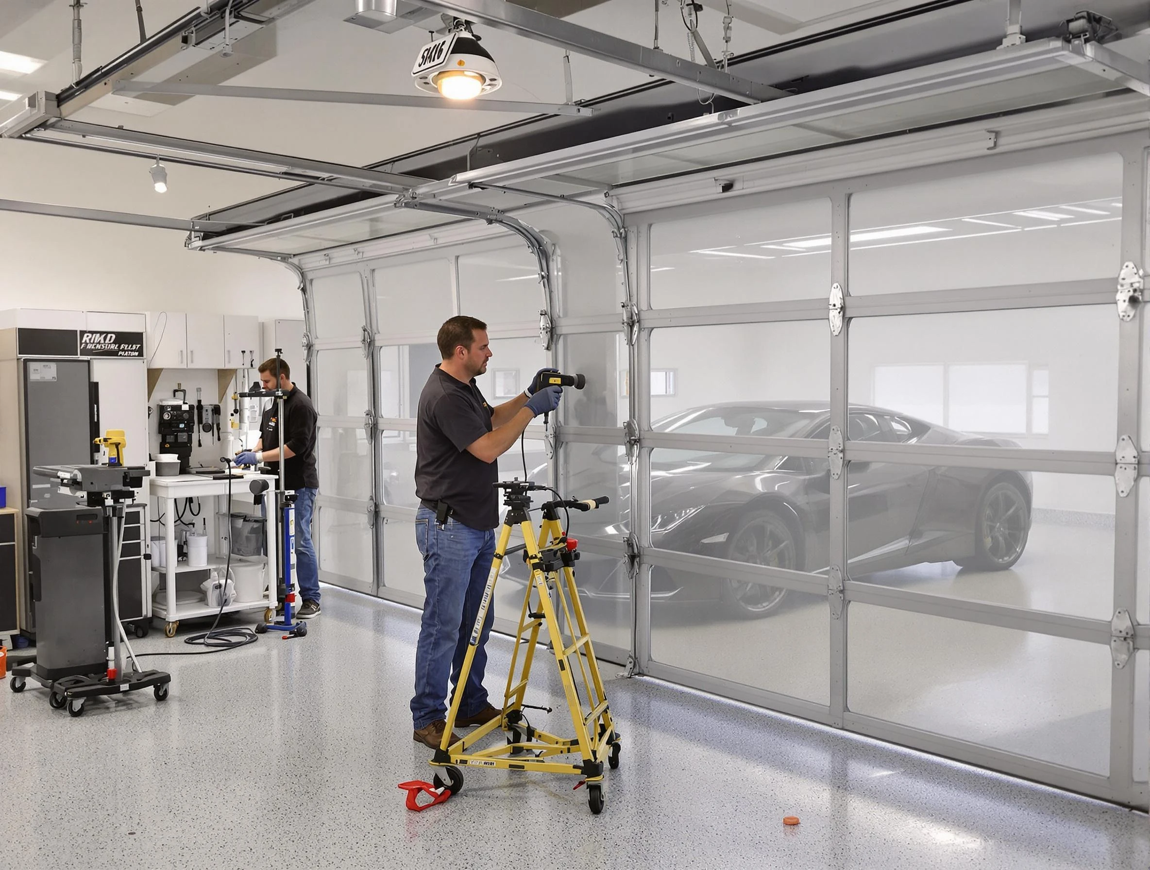 Garage Door Dents Repair in Fredericksburg