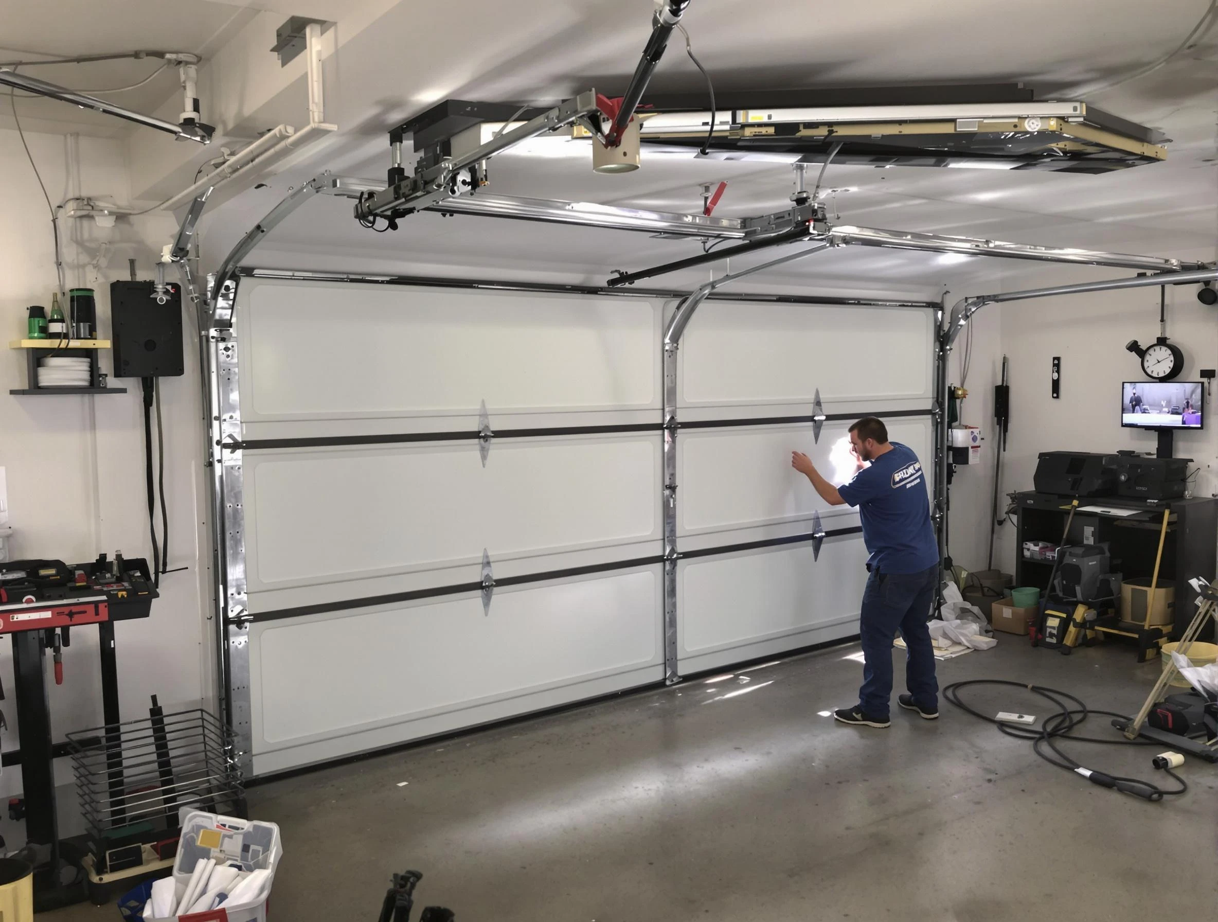 Professional garage door repair service by Fredericksburg Garage Door Repair in Fredericksburg
