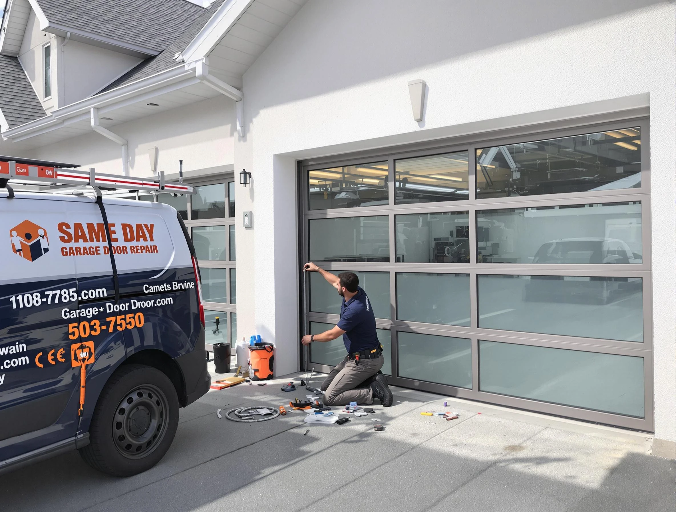 Same-day garage door repair service by Fredericksburg Garage Door Repair in Fredericksburg